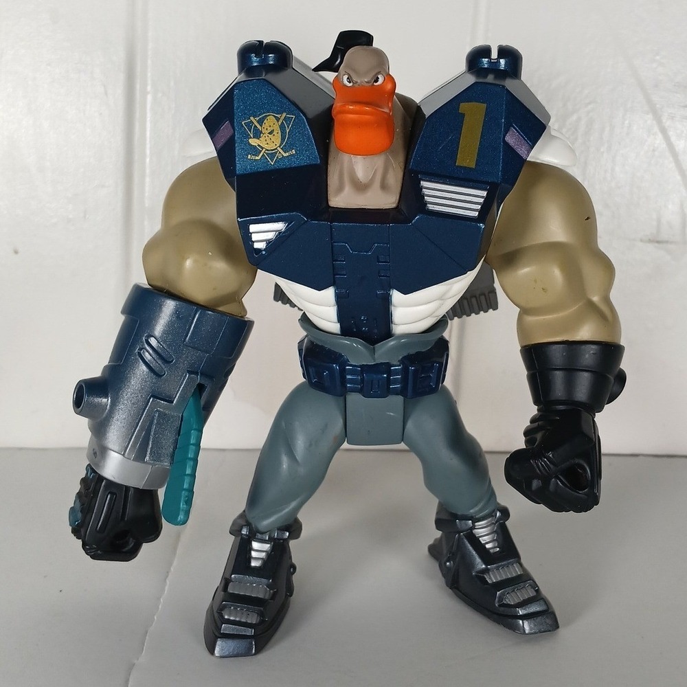 Disney Mighty Ducks Nitrofist Grin Action Figure 1996 Mattel Vintage Figure Only